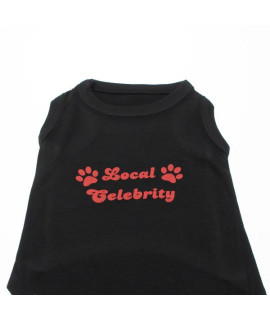 Local Celebrity Dog Shirt - Black